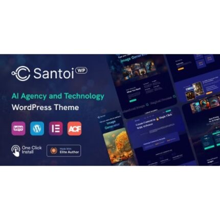 Santoi – AI Agency and Technology WordPress Theme
