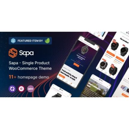 Sapa – Product Landing Page WooCommerce Theme