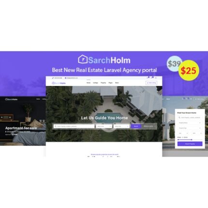 Sarchholm real estate laravel multilingual agency portal