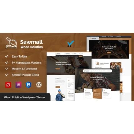 Sawmall – Carpenter and Craftman WordPress Theme