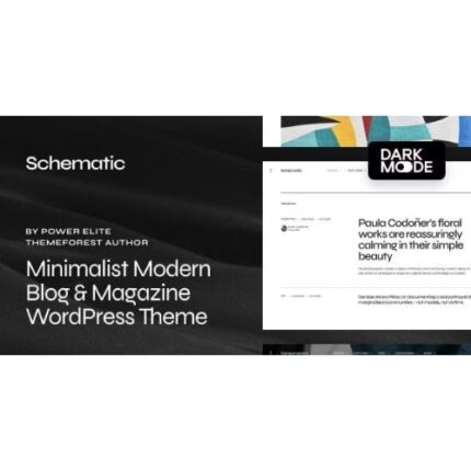 Schematic – Minimalist Blog & Magazine WordPress Theme