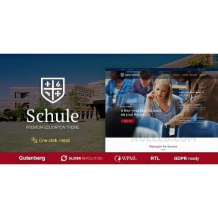 Schule – School & Education WordPress Theme with LMS