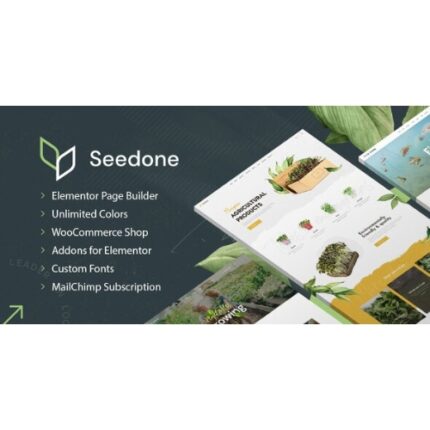SeedOne – Agriculture WordPress theme