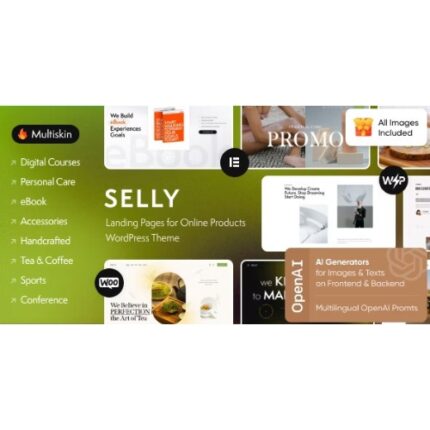 Selly – Marketing Landing Page WordPress Theme