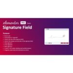 Signature Field for Elementor form