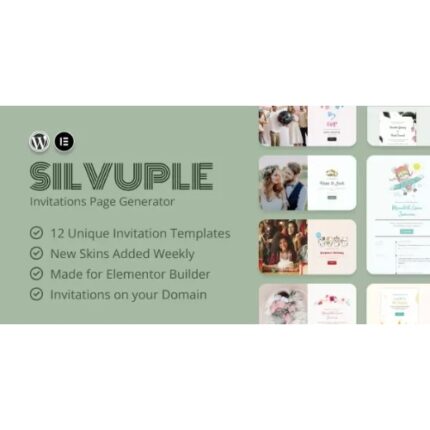Silvuple – Online Invitations Maker (Addon For Elementor)