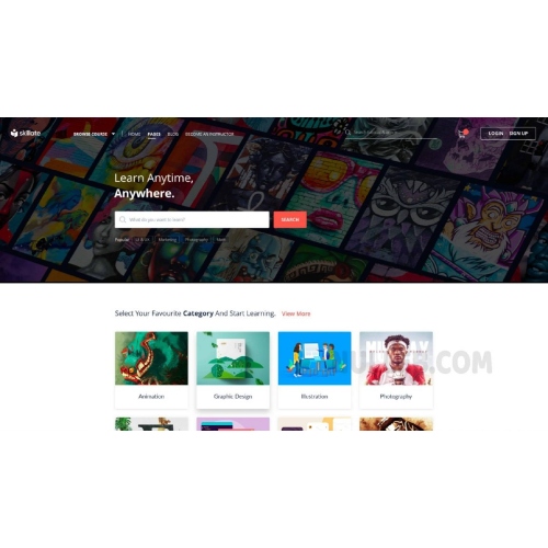 Skillate-WordPress-ELearning-Theme-1152x658-1.jpg Skillate – WordPress ELearning Theme - Image 1