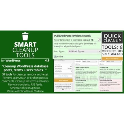 Smart Cleanup Tools – Plugin for WordPress