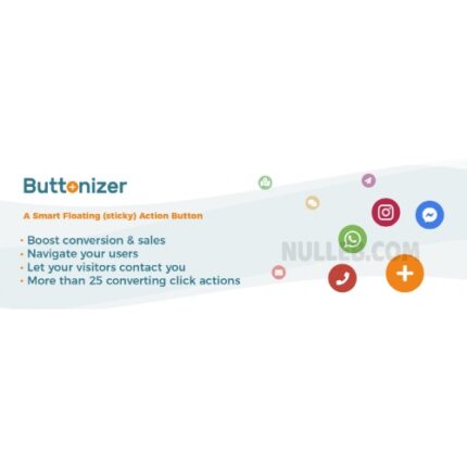 Buttonizer Premium – Smart Floating Action Buttons Click to Call, Chat & More