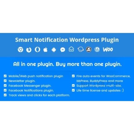 Smart Notification WordPress Plugin. Web & Mobile Push, FB Messenger, FB Notifications & Newsletter.