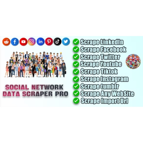 Social-Network-Data-Scraper-Pro-Free-Download-1.jpg Social Network Data Scraper Pro - Image 1