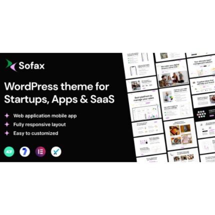 Sofax – Software & Startup WordPress Theme
