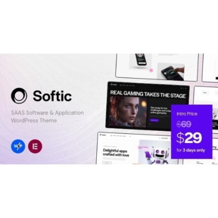 Softic – SAAS Software & Application WordPress Theme