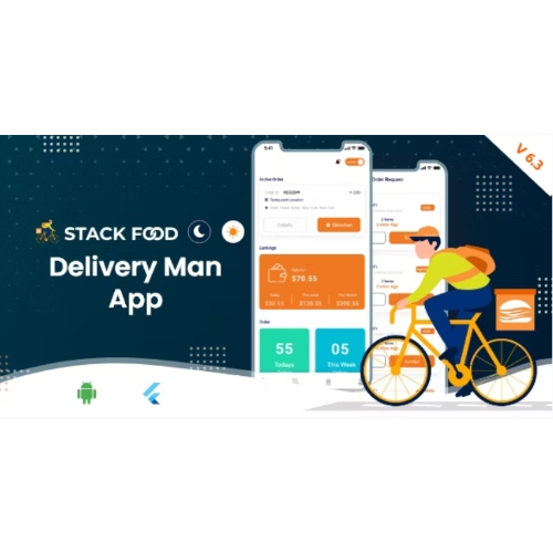 StackFood-Multi-Restaurant-Nulled-Food-Ordering-Delivery-Man-App-Free-Download.jpg StackFood Multi Restaurant – Food Ordering Delivery Man App - Image 1