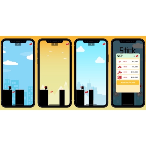 Stick-Hero-iOS-Game-SpriteKit-Swift-5.jpg Stick Hero – iOS Game SpriteKit Swift 5 - Image 1