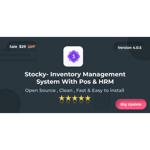 Stocky-POS-with-Inventory-Management-and-HRM-Nulled.jpg Stocky – POS with Inventory Management & HRM - Image 1