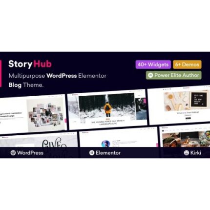 StoryHub – Multipurpose WordPress Elementor Blog Theme
