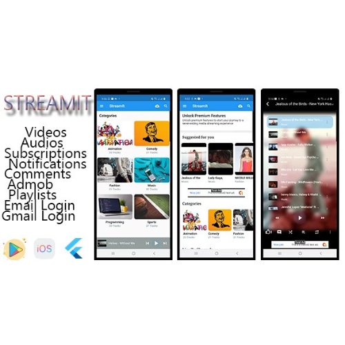 StreamIt-Audio-Video-Streaming-App-for-Android-and-IOS-platforms.jpg StreamIt – Audio & Video Streaming App for Android and IOS platforms. - Image 1