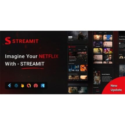 Streamit – Movie, TV Show, Video Streaming Flutter App With WordPress Backend