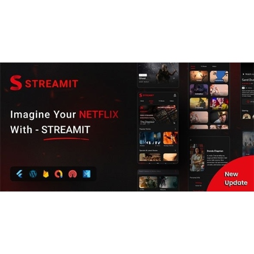 Streamit-Nulled-Flutter-Full-App-For-Video-Streaming-With-Wordpress-Backend-Free-Download-1.jpg Streamit – Movie, TV Show, Video Streaming Flutter App With WordPress Backend - Image 1