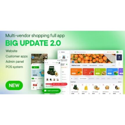 SundayMart – All-in-One Grocery, Pharmacy Multivendor eCommerce (Web, User, Vendor, Delivery)