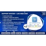 Support System-Live Web Chat & Client Desk & Ticket Help Desk