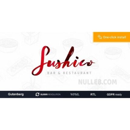 Sushico – Sushi and Asian Food Restaurant WordPress Theme