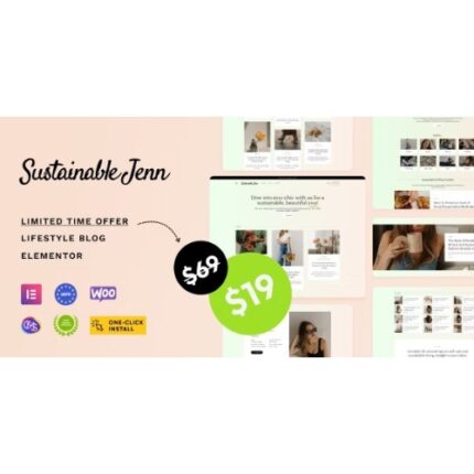 Sustainable Jenn – Eco Lifestyle Blog WordPress Theme