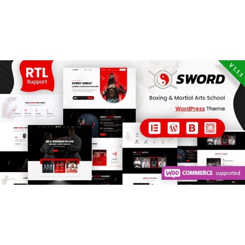 Sword-Martial-Arts-Boxing-WordPress-Theme-RTL.jpg Sword – Martial Arts Boxing WordPress Theme + RTL - Image 1