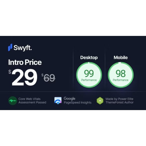 Swyft-PageSpeed-Optimized-WordPress-Blog-Theme.jpg Swyft – PageSpeed Optimized WordPress Blog Theme - Image 1