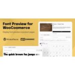 TW Font Preview for WooCommerce