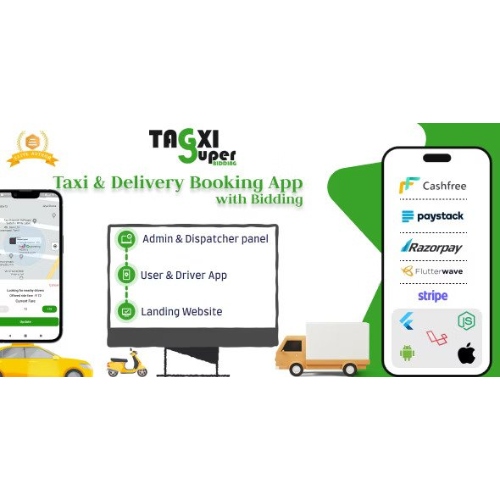 Tagxi-Super-Bidding-Taxi-Goods-Delivery-Complete-Solution-With-Bidding-Option.jpg Tagxi Super Bidding – Taxi + Goods Delivery Complete Solution With Bidding Option - Image 1