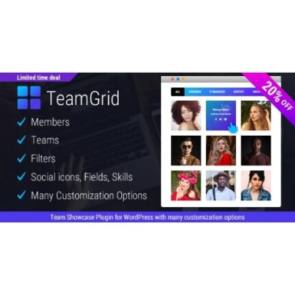 Team Grid – Team Member Showcase WordPress Plugin & Team Editor