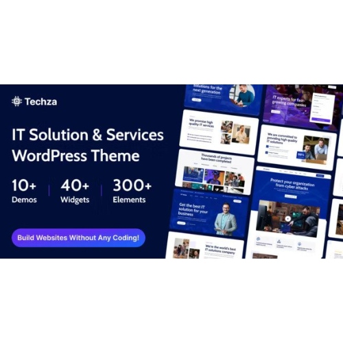 Techza-IT-Solutions-Technology-WordPress-Theme.jpg IT Service WordPress Theme - Image 1