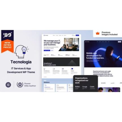 Tecnologia – IT SAAS Software Technology WordPress Theme