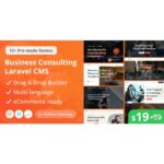 Bione – Business Consulting Laravel CMS With Live Page Builder
