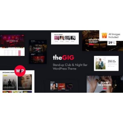 The Gig – Stand-up Club & Night Bar WordPress Theme