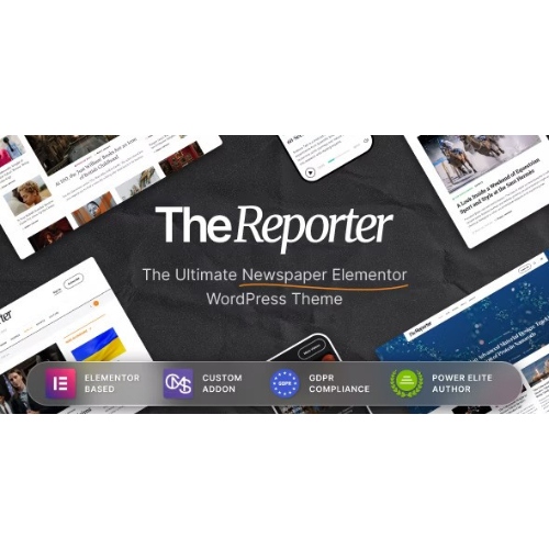 The-Reporter-Newspaper-Editorial-WordPress-Theme.jpg The Reporter – Newspaper Editorial WordPress Theme - Image 1