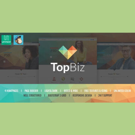 TopBiz – Responsive Corporate WordPress Theme