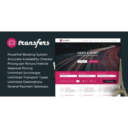 Transfers – Transport and Car Hire WordPress Theme