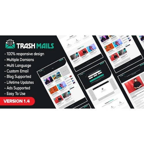 Trash-Mails-Nulled-2.jpg Trash Mails – Temporary Email Address System - Image 1