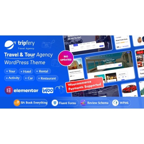 Tripfery-Travel-Tour-Booking-WordPress-Theme.jpg Tripfery – Travel & Tour Booking WordPress Theme - Image 1