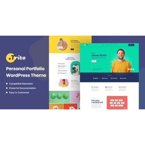 Trito-Personal-Portfolio-WordPress-Theme-Nulled.jpg Trito – Personal Portfolio WordPress Theme - Image 1