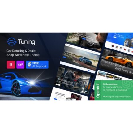 Tuning – Car Detailing & Dealer Shop WordPress theme