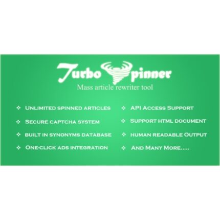 Turbo Spinner: Article Rewriter