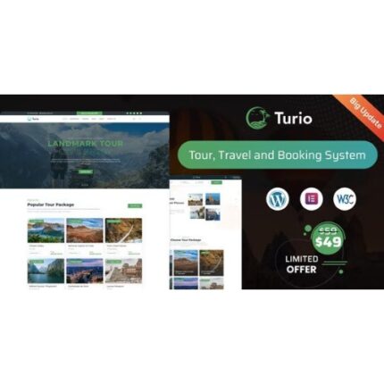Turio – Tour and Travel WordPress Theme Tourism Agency