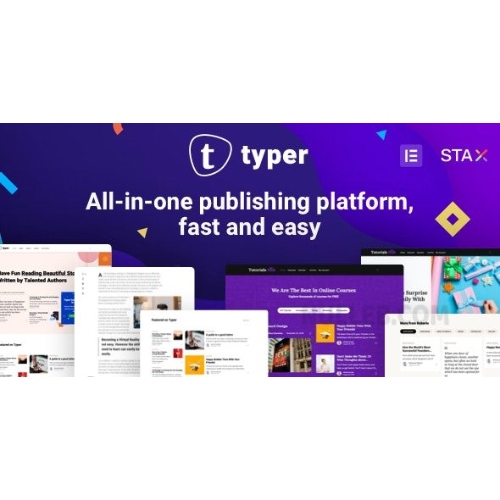 Typer-Amazing-Blog-and-Multi-Author-Publishing-Theme.jpg Typer – Multi Author Publishing WordPress Theme - Image 1