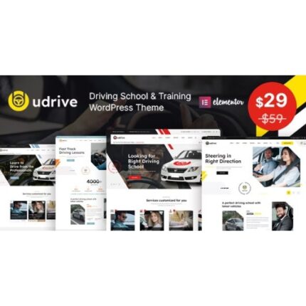 Udrive – Driving School WordPress Theme
