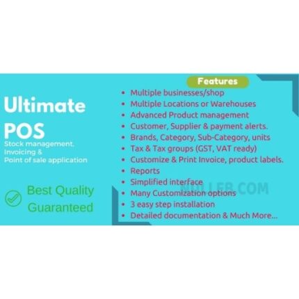 Ultimate POS – Best ERP, Stock Management, Point of Sale & Invoicing application
