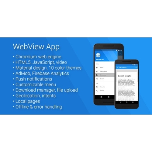 Universal-Android-WebView-App-Nulled.jpg Universal Android WebView App | Full Applications - Image 1